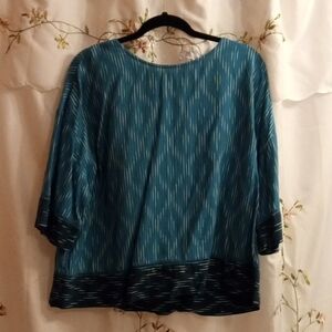 Elegant Teal Women's Blouse